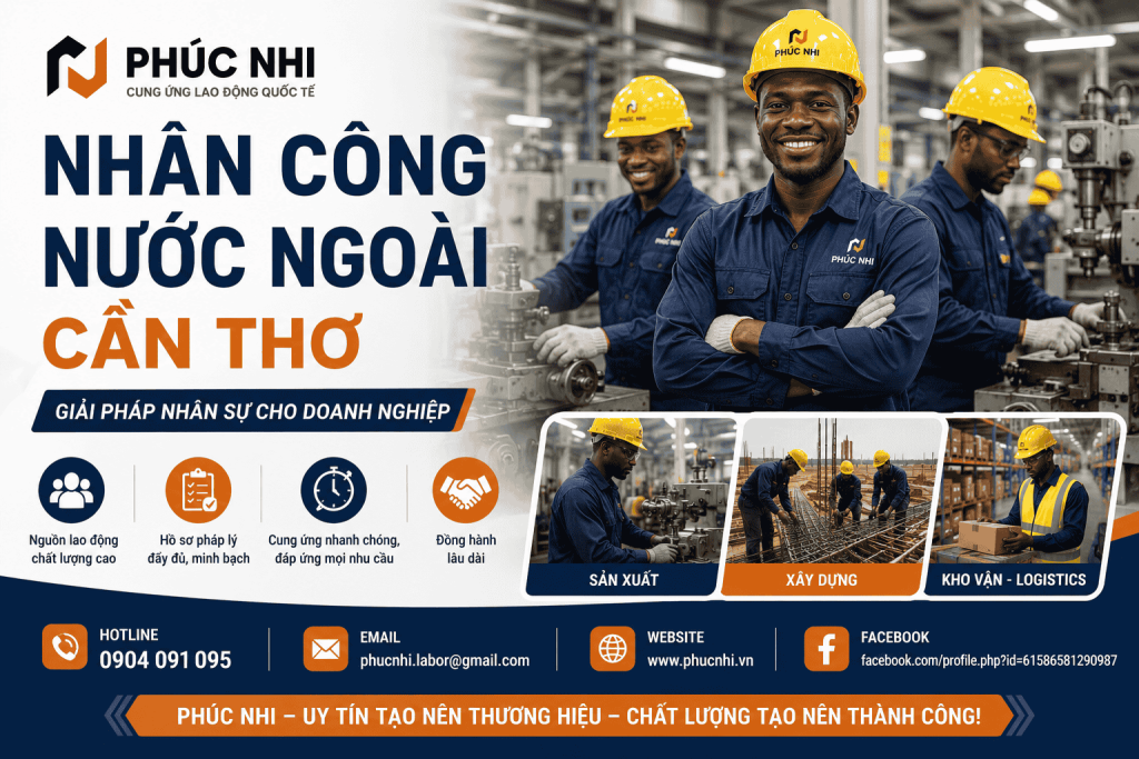 nhân công nước ngoài Cần Thơ
